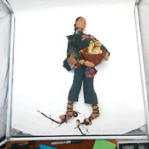 Rare Indonesian Hand Crafted Traditional Stick Puppet VERY DETAILED